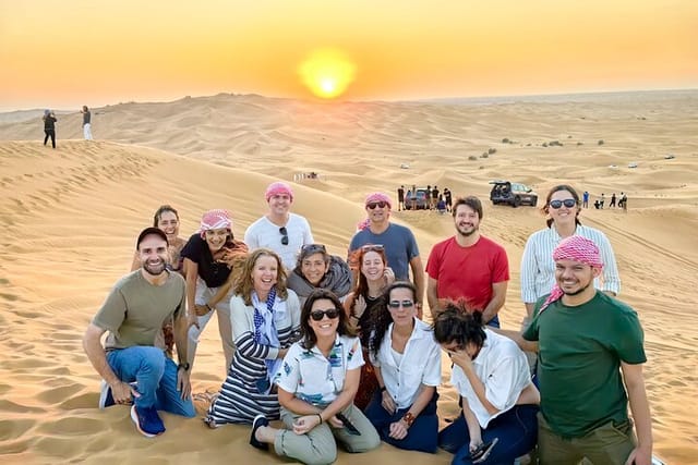 The perfect group picture by the Desert DOES exist.